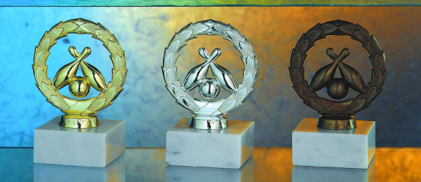 Metallfigur Kegeln